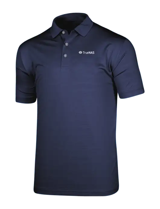 Callaway Vibrant Navy Ventilated Polo w/TrueNAS Logo