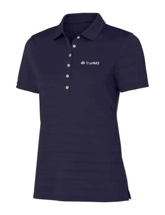 Callaway Womens Navy Ventilated Polo w/TrueNAS Logo