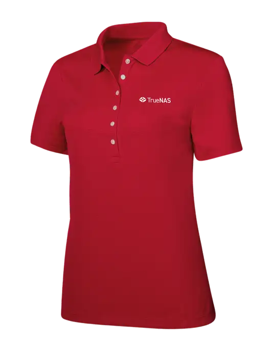 Callaway Womens Ottoman Red Polo w/TrueNAS Logo
