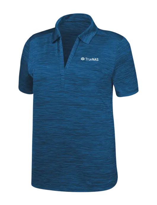 Callaway Womens Medium Slate Blue Broken Stripe w/TrueNAS Logo