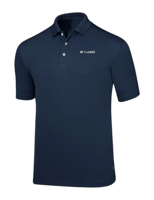 Callaway Core Navy Performance Polo w/TrueNAS Logo