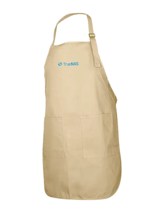 Full-Length Stone Apron With Pockets w/TrueNAS Logo