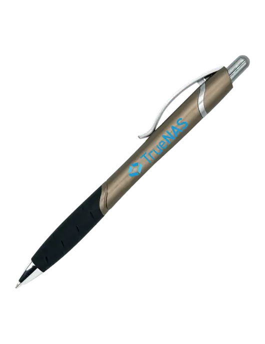 Summerhill Grey Pen - Black Ink w/TrueNAS Logo