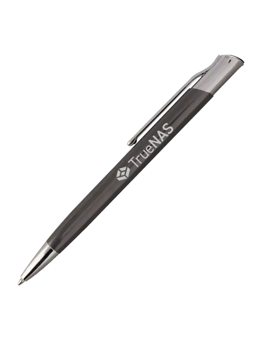San Malo Gunmetal Pen - Black Ink w/TrueNAS Logo