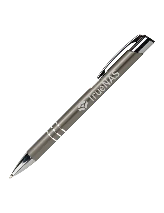 Laurent Gunmetal Pen - Black Ink w/TrueNAS Logo