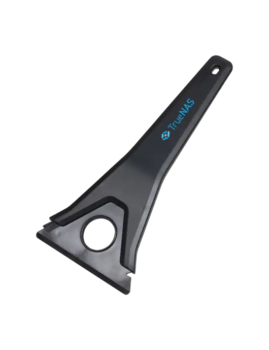 TriBlade Black Windshield Scraper w/TrueNAS Logo