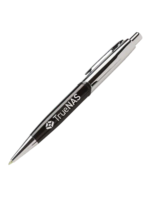 Chimera Black Pen - Black Ink w/TrueNAS Logo