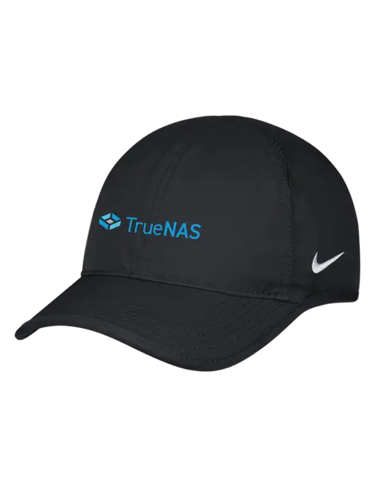 Nike Black Featherlight Cap w/TrueNAS Logo