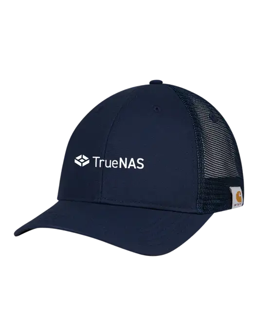 Carhartt Navy Trucker Rugged Pro Series Cap w/TrueNAS Logo