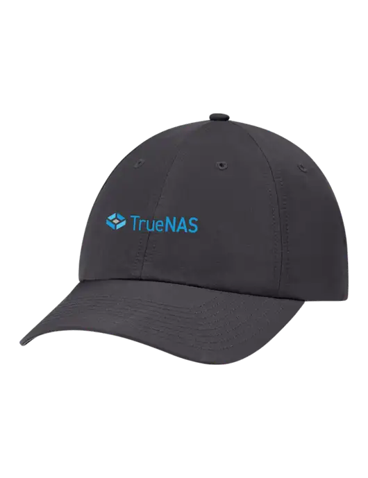 Richardson Relaxed Performance Lite Dark Grey Cap w/TrueNAS Logo
